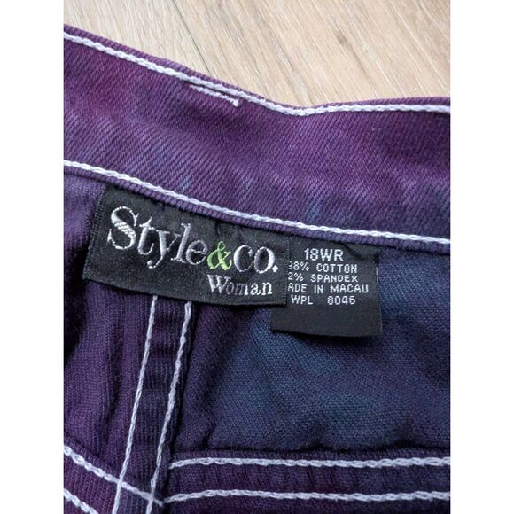 🌈5/25 Style & Co Tie Dye Jeans OOAK - Picture 8 of 8